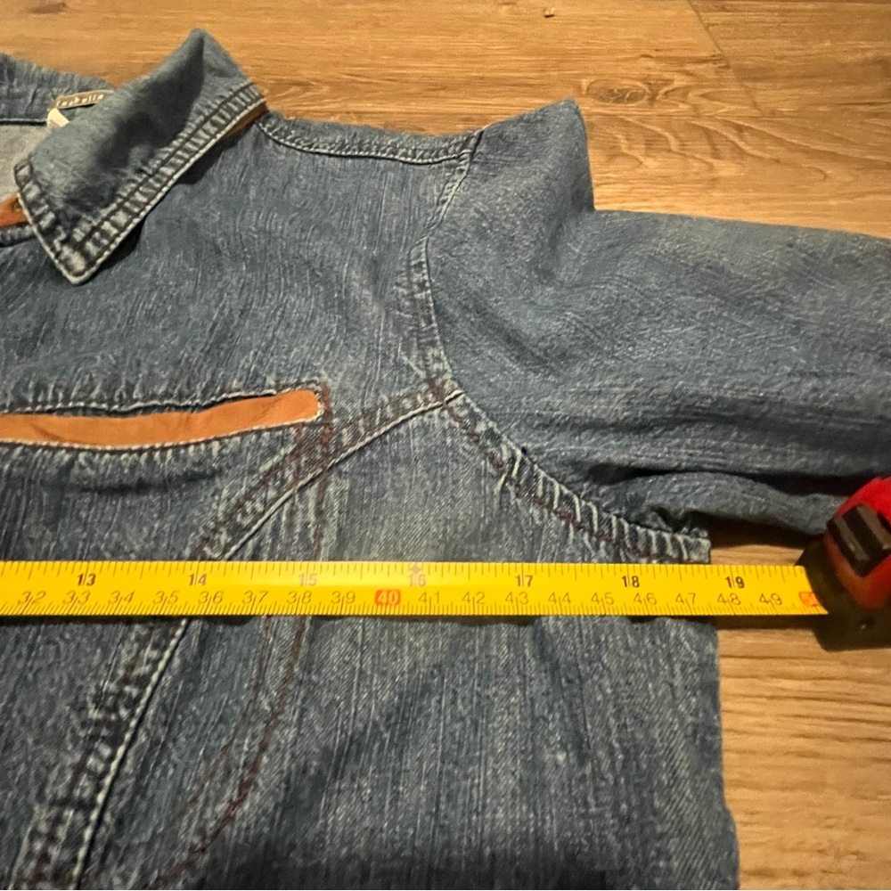 ISABELLA BIRD | Chambray Blue Jean Maxi Dress -Size 8 - Picture 5 of 16